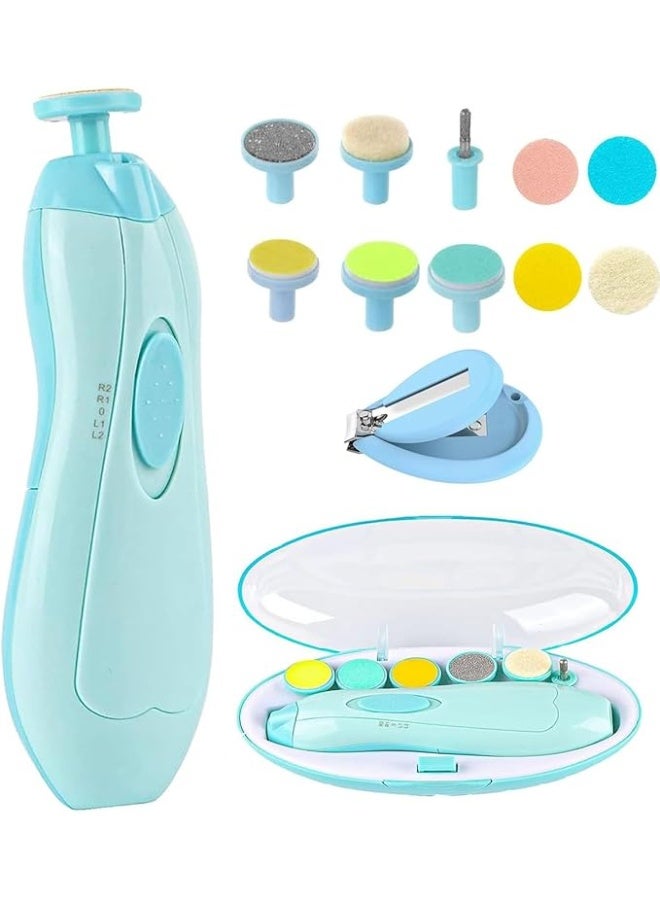 مقص أظافر كهربائي للأطفال – طقم عناية آمن باللون ال - Image 1